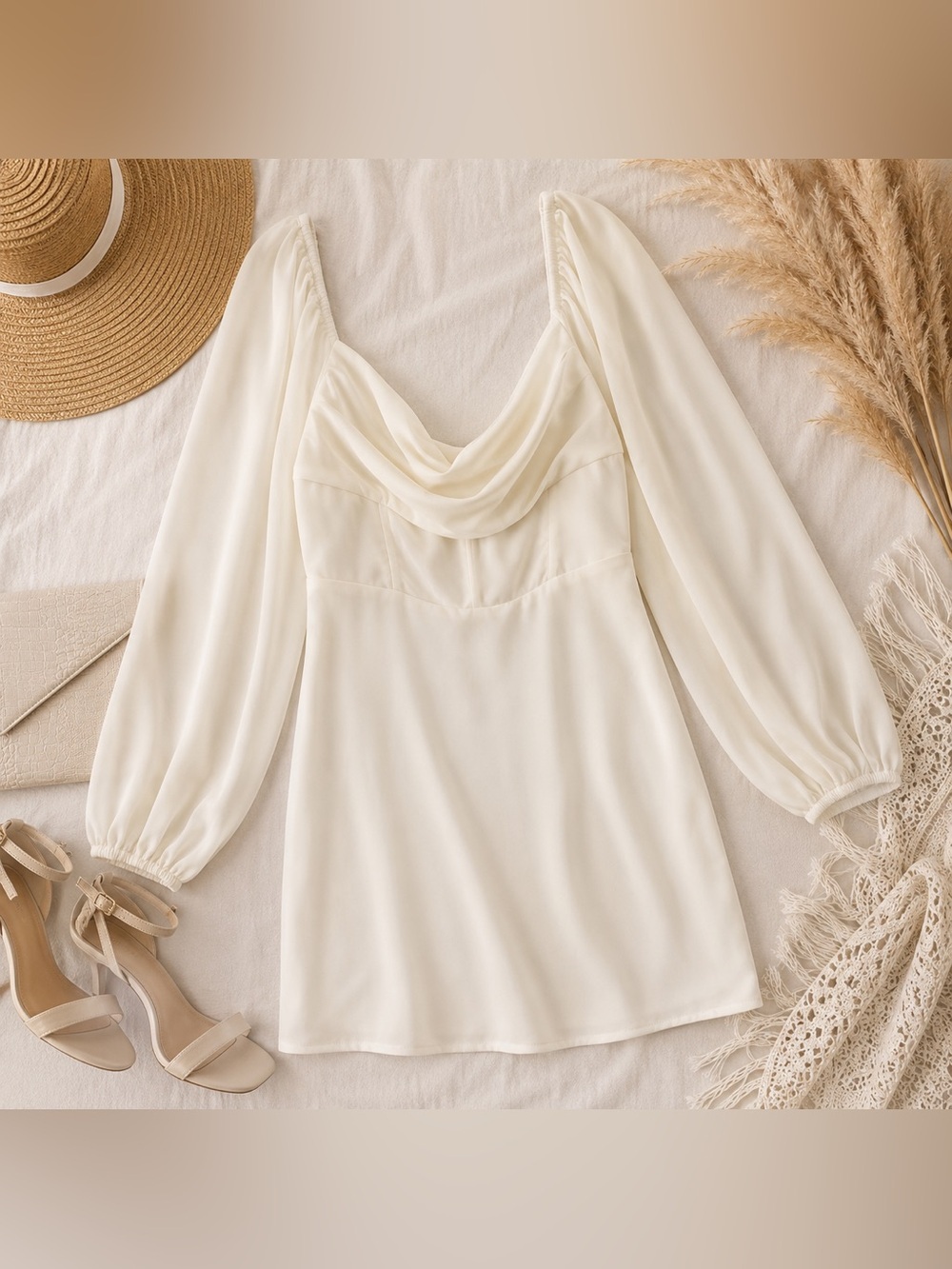 Princess Polly Lillie Long Sleeve Minidress